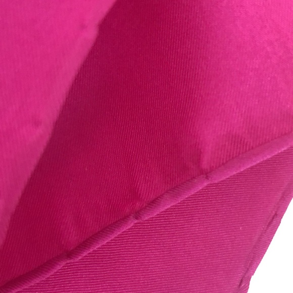 VTG Retro R.N. 14957 Square Italian Silk Scarf by Dumont Magenta - Picture 4 of 8